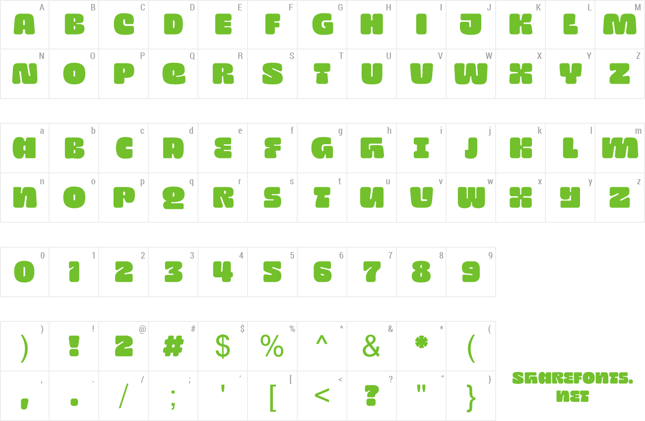 Font SG Noxville preview